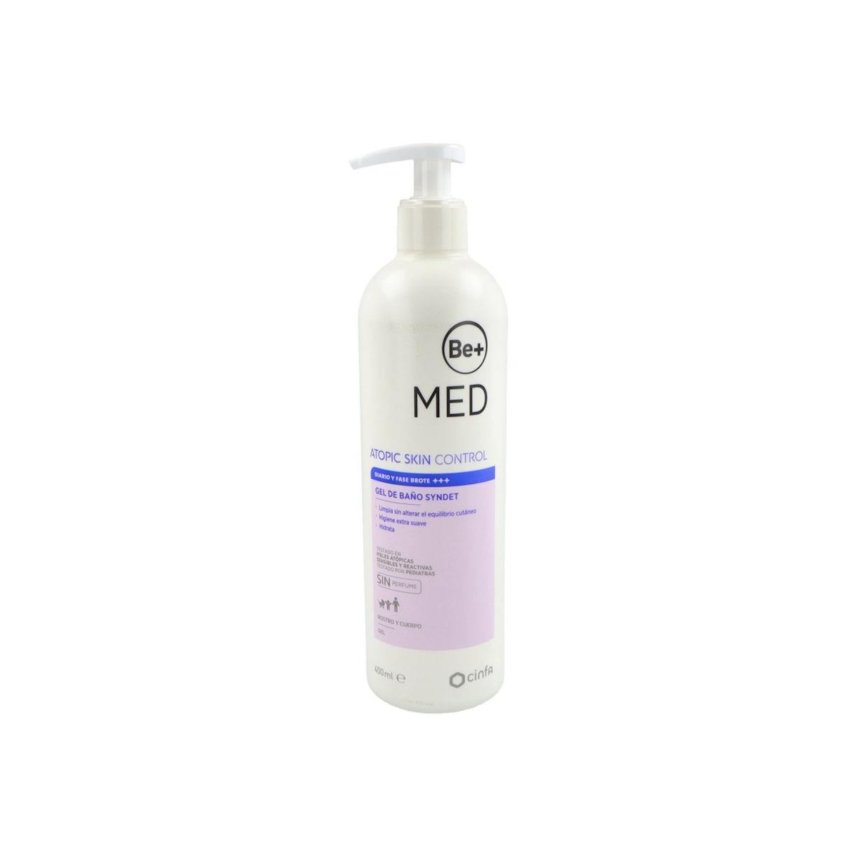 Be+ Atopia Gel De Baño Syndet Sin Jabon 400 Ml