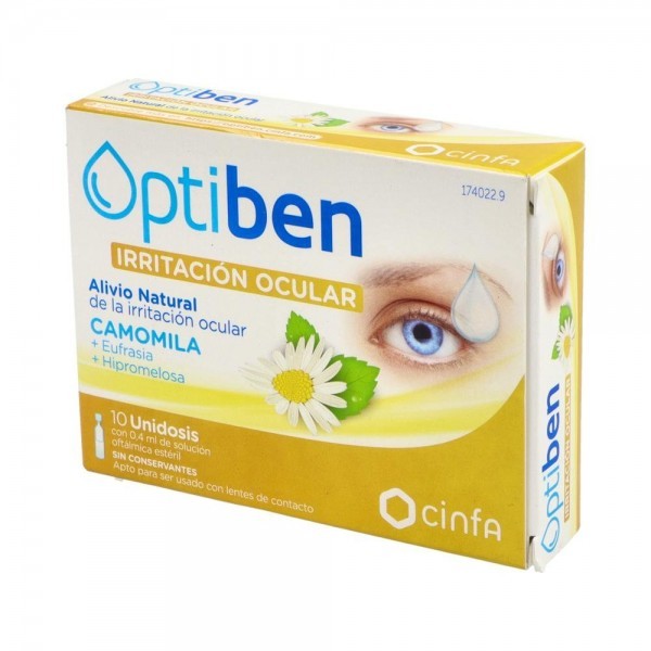 Optiben Ojos Irrit Unid 10Amp
