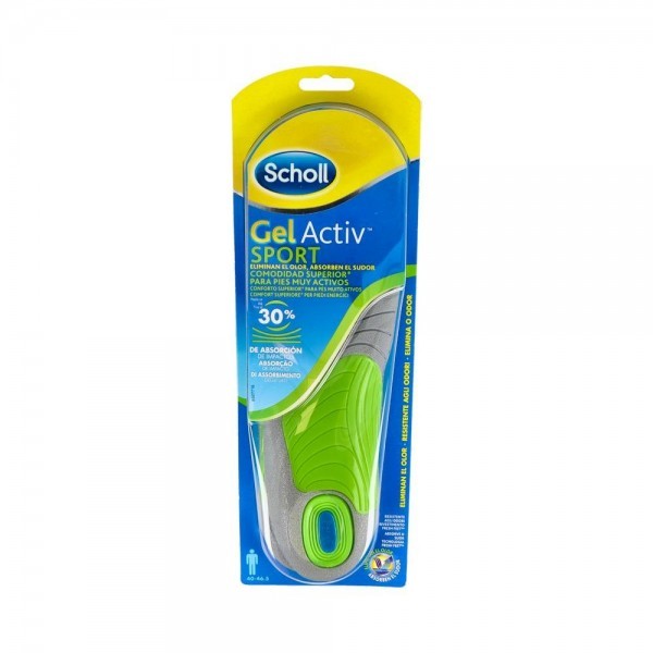 Plantillas Scholl Gel Activ Sport Hombre