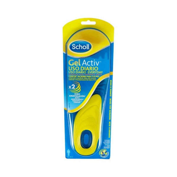 Plantillas Scholl Gel Activ Uso Diario Hombre