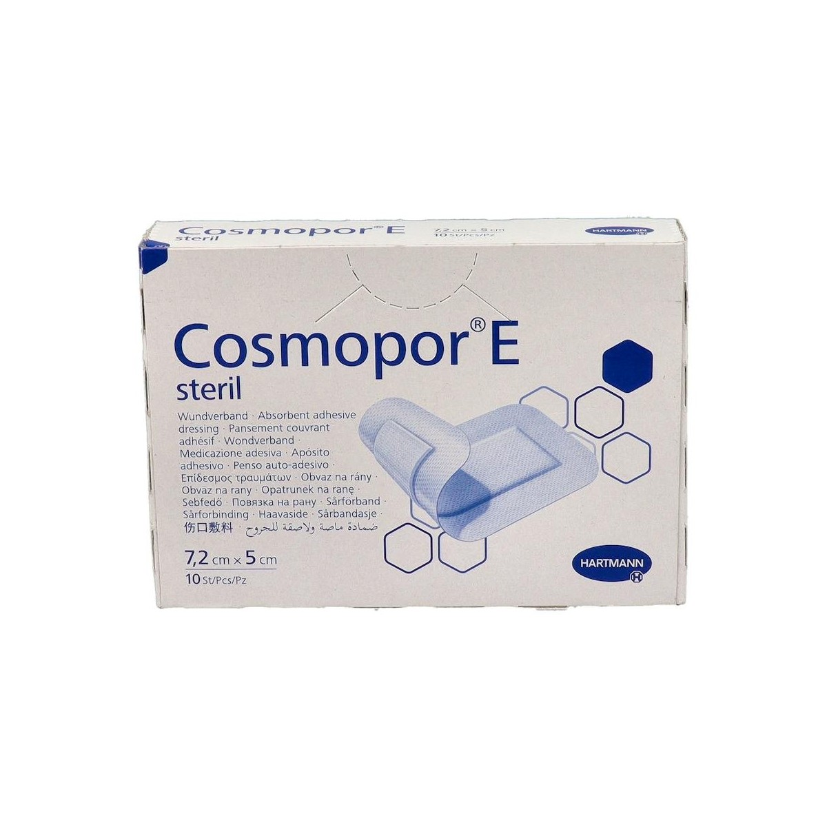 Cosmopor-E Apos Est 7,2X 5Cm 10 U