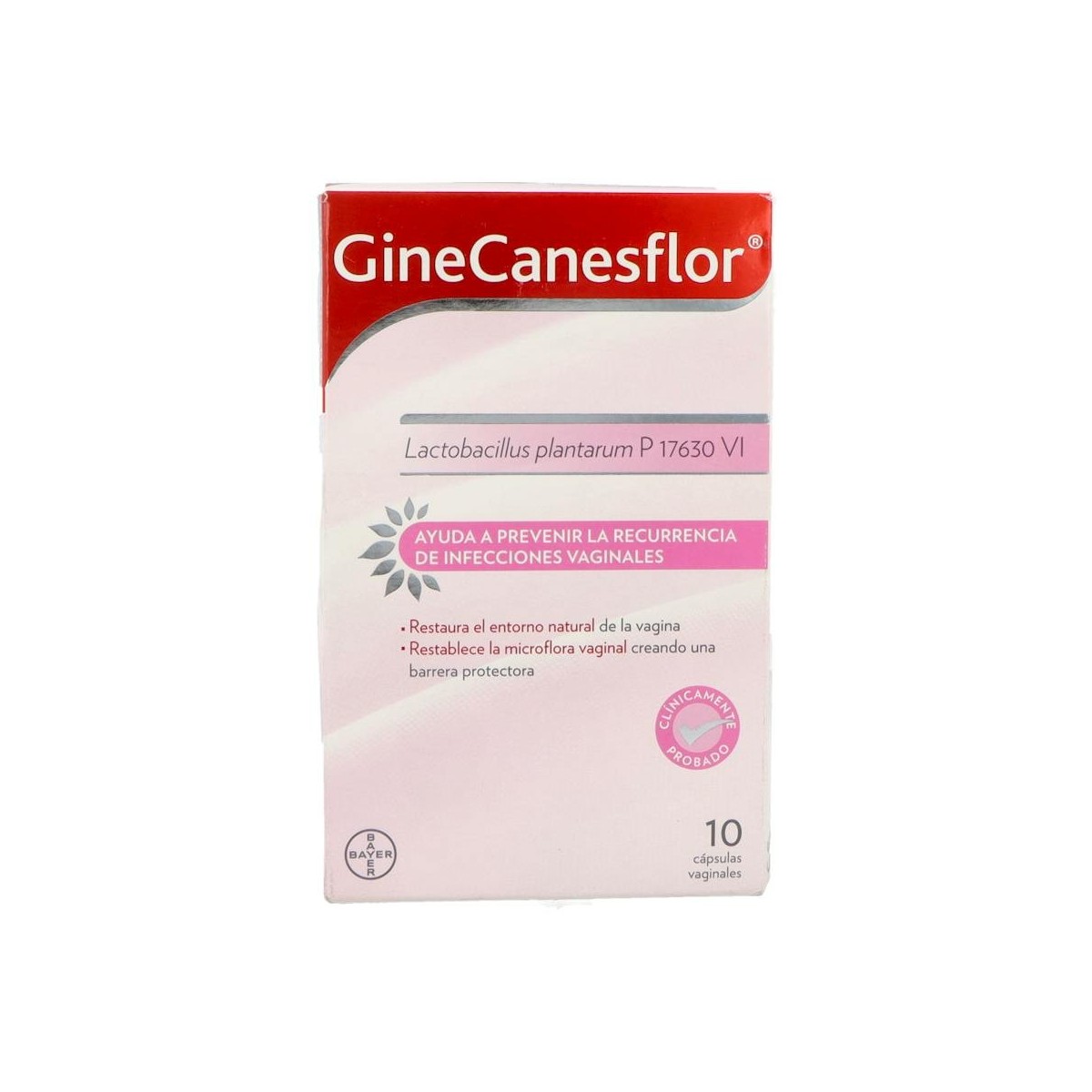 Ginecanesflor 10 Caps Vaginales