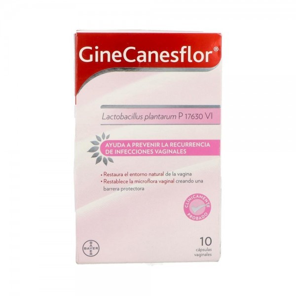 Ginecanesflor 10 Caps Vaginales