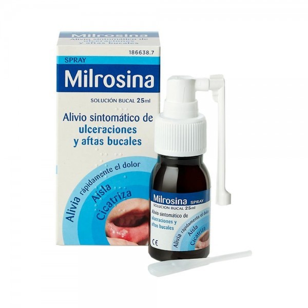 MILROSINA SPRAY NF SOLUCIÓN BUCAL frasco 25 ml