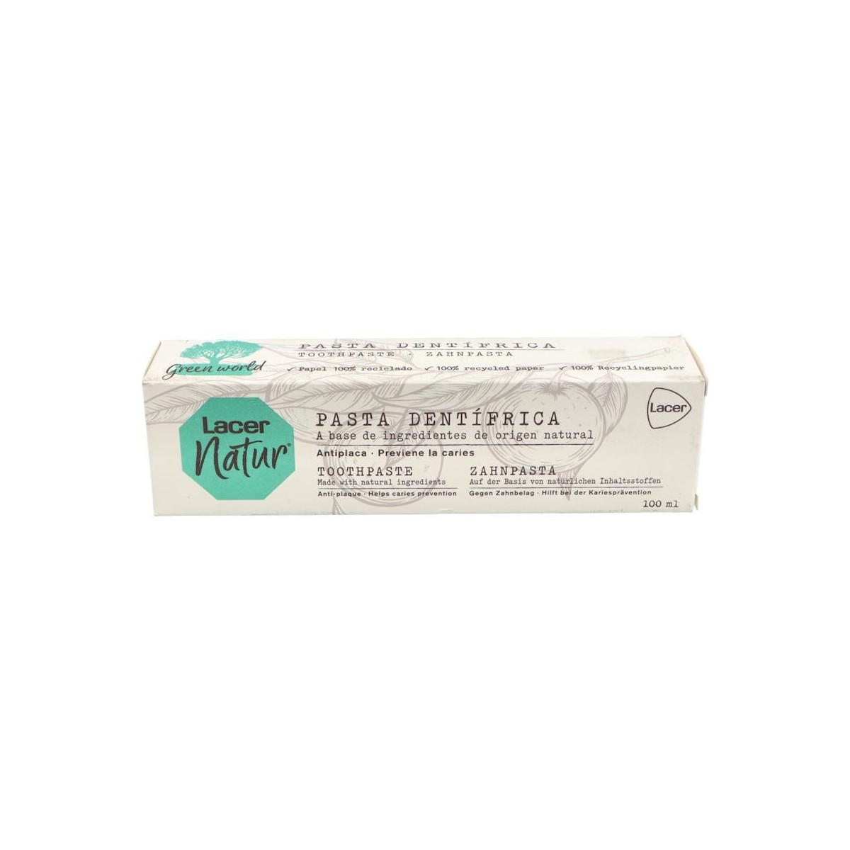 Lacer Natur Pasta Dental 100 Ml