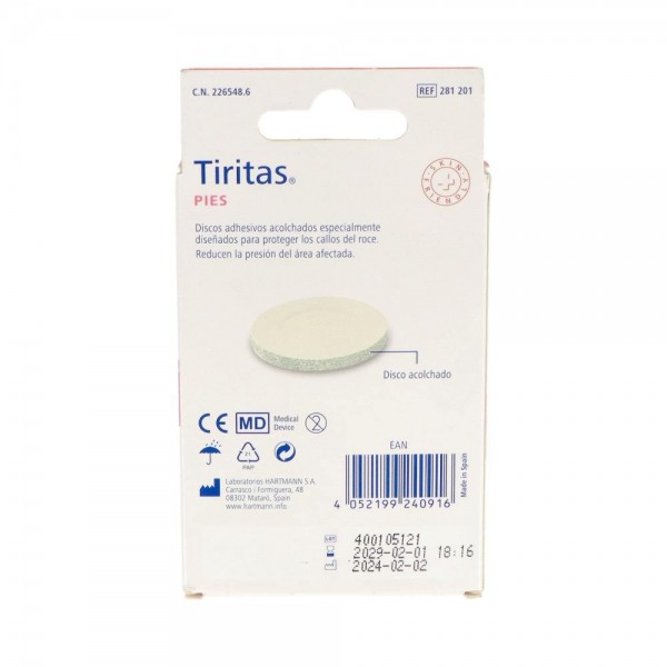 Tiritas Pies Callos P12