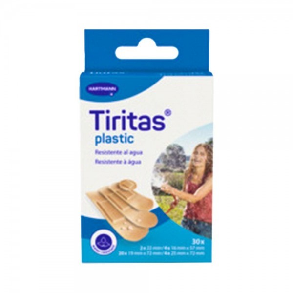 Tiritas Plastic surtido 4 tamaños 20 uds