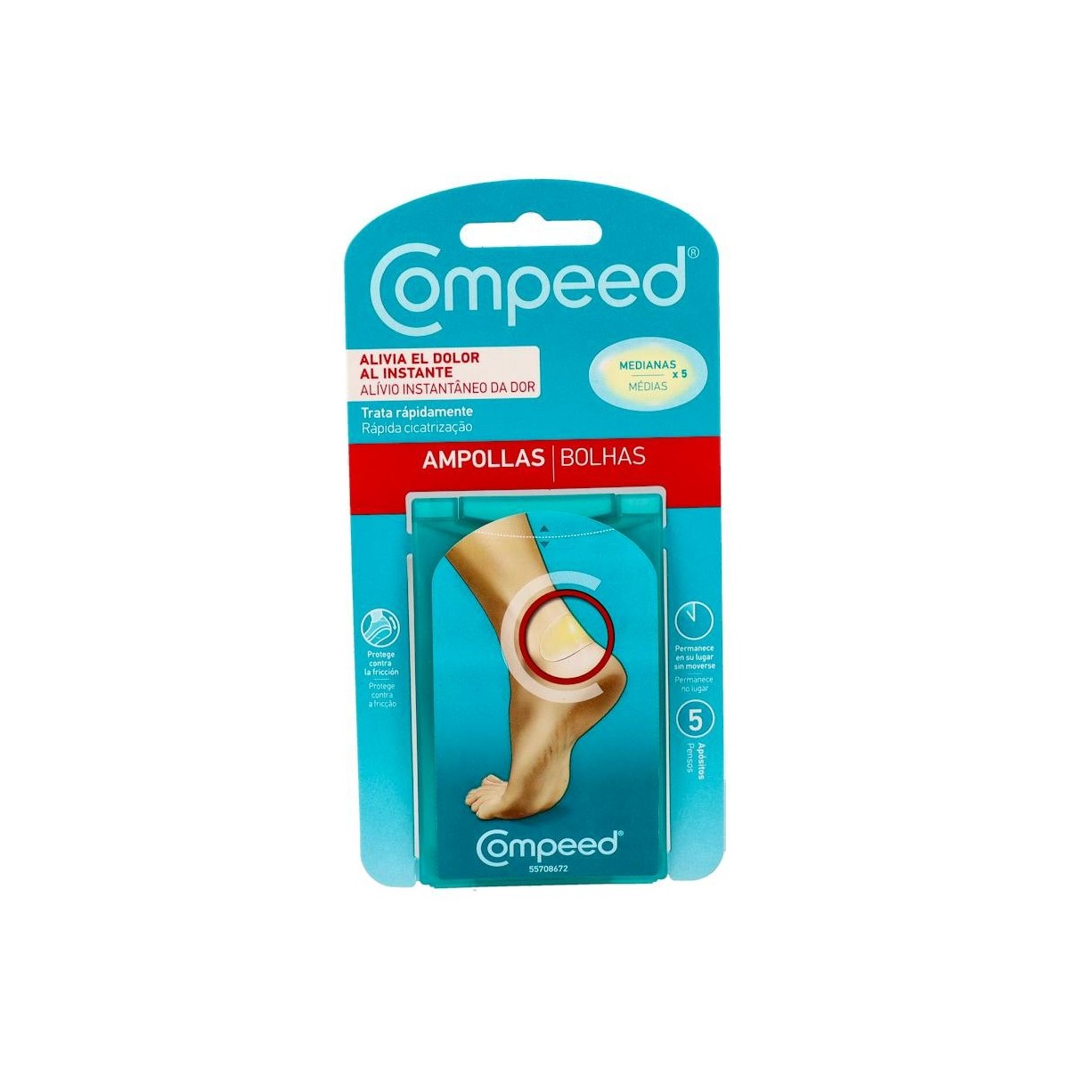 COMPEED (CAJA 12uds) AMP MEDIANAS 5