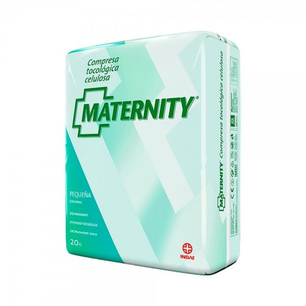 Maternity Bolsa 20 Compresas Tocológicas De Algodón...