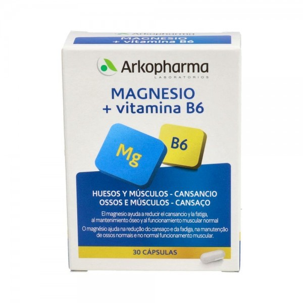 Arkomag Magnesio B6 30 Cápsulas Arkopharma