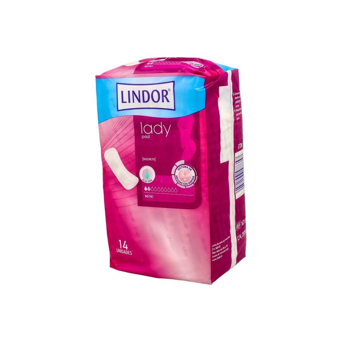 Lindor lady pad mini 2 drops