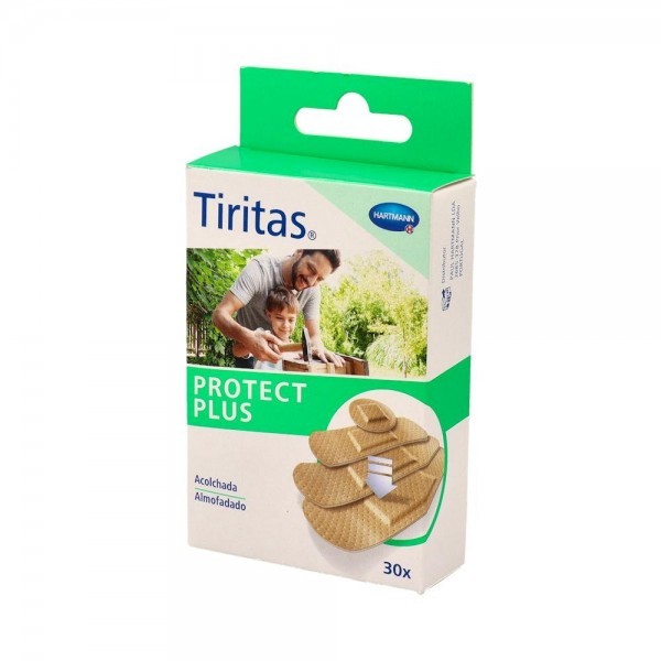 Tiritas Protect Plus Surtido 4 tamaños 30 uds