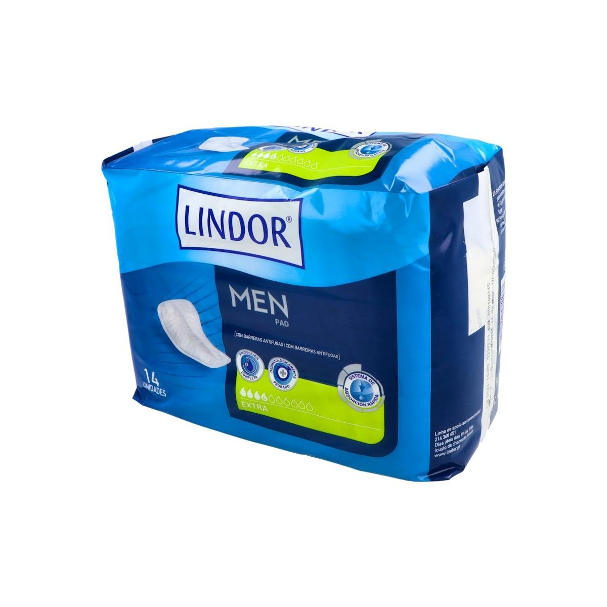 Lindor Men pad extra 4 drops