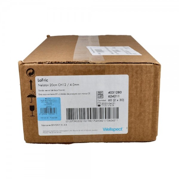 Sonda Lofric Ves Fem 20Cm Ch12 60U