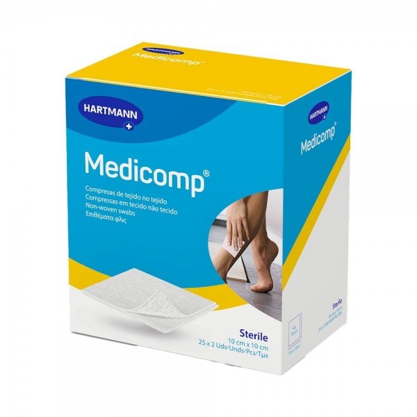 Medicomp gasa estéril 10x10cm 50 uds.