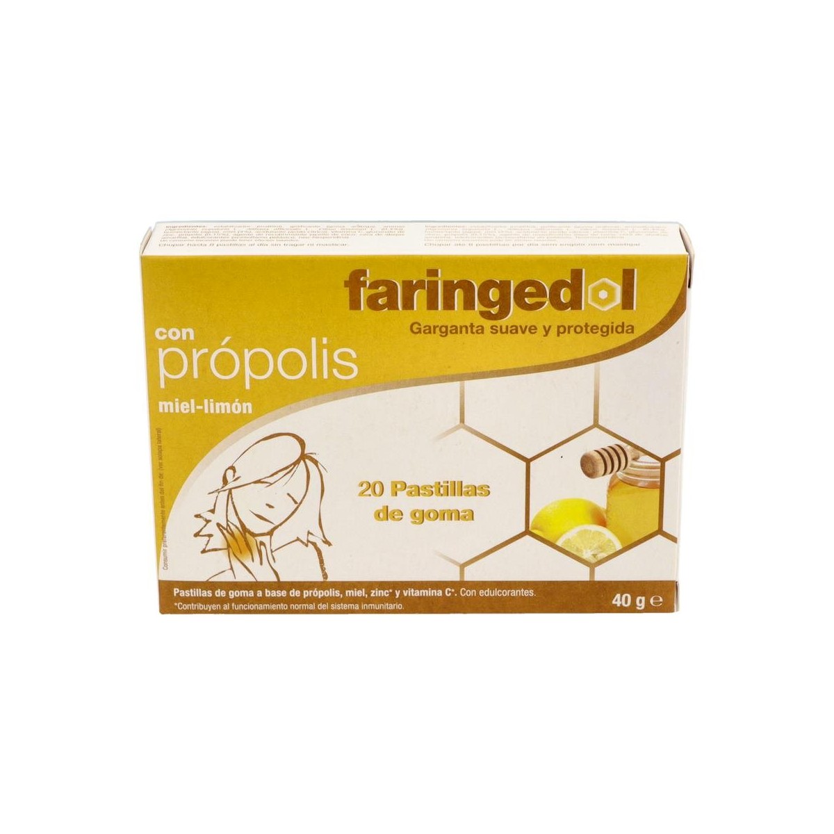Faringedol Miel 20 Pastillas