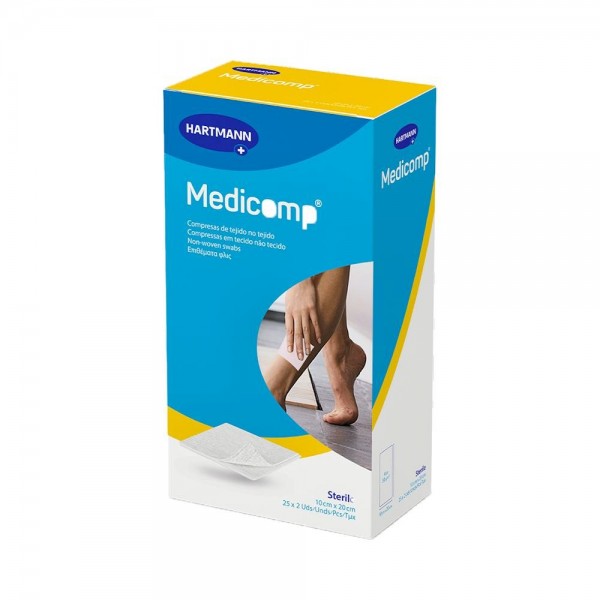 Medicomp gasa estéril 10x20cm 50 uds.