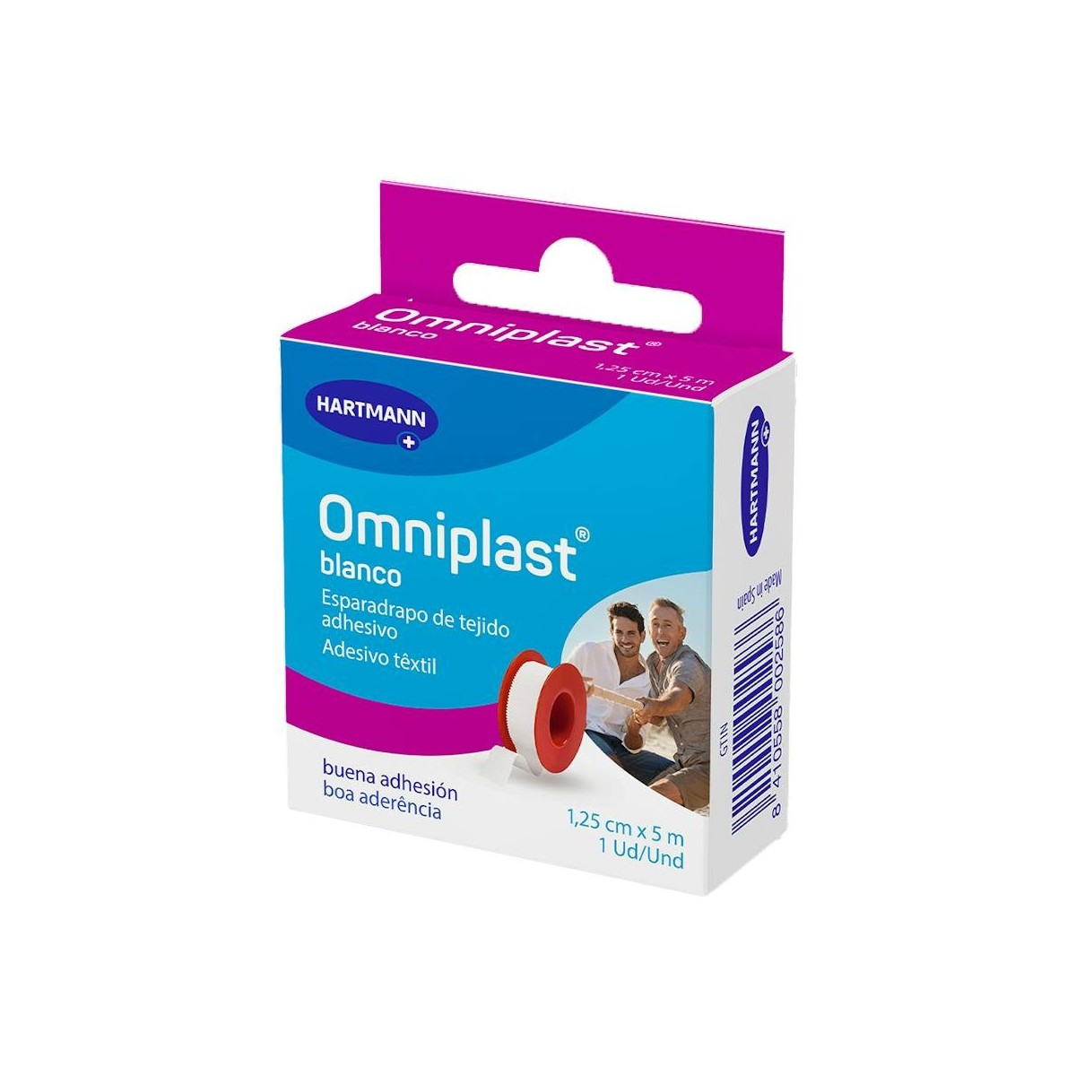 Omniplast blanco 1,25cmx5m 1 ud