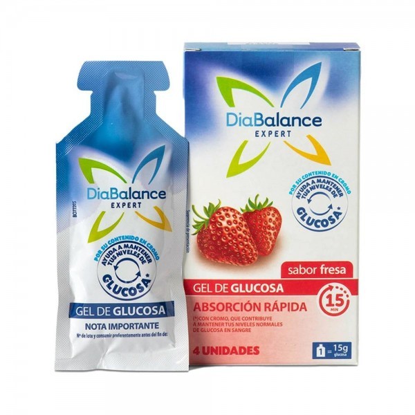 Diabalance Glucosa Efecto Rapido 4 Sobres Fresa