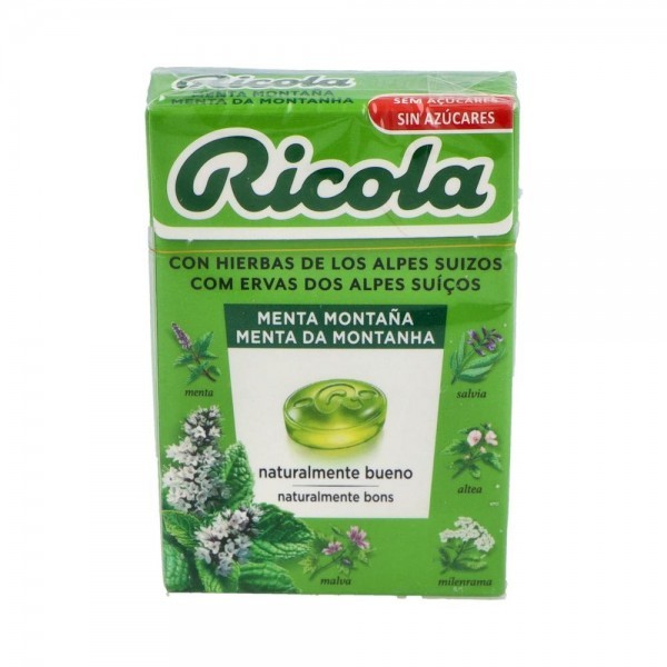Ricola Caram S/A Menta Montaña 50 G