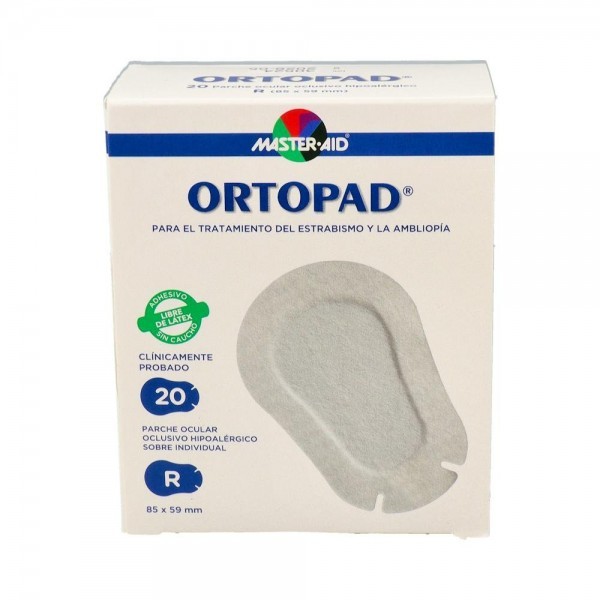 Parche Ortopad Skin Ocu Regul 20 U Blanco