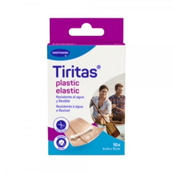 Tiritas Plastic elastic 6x10cm 10 uds