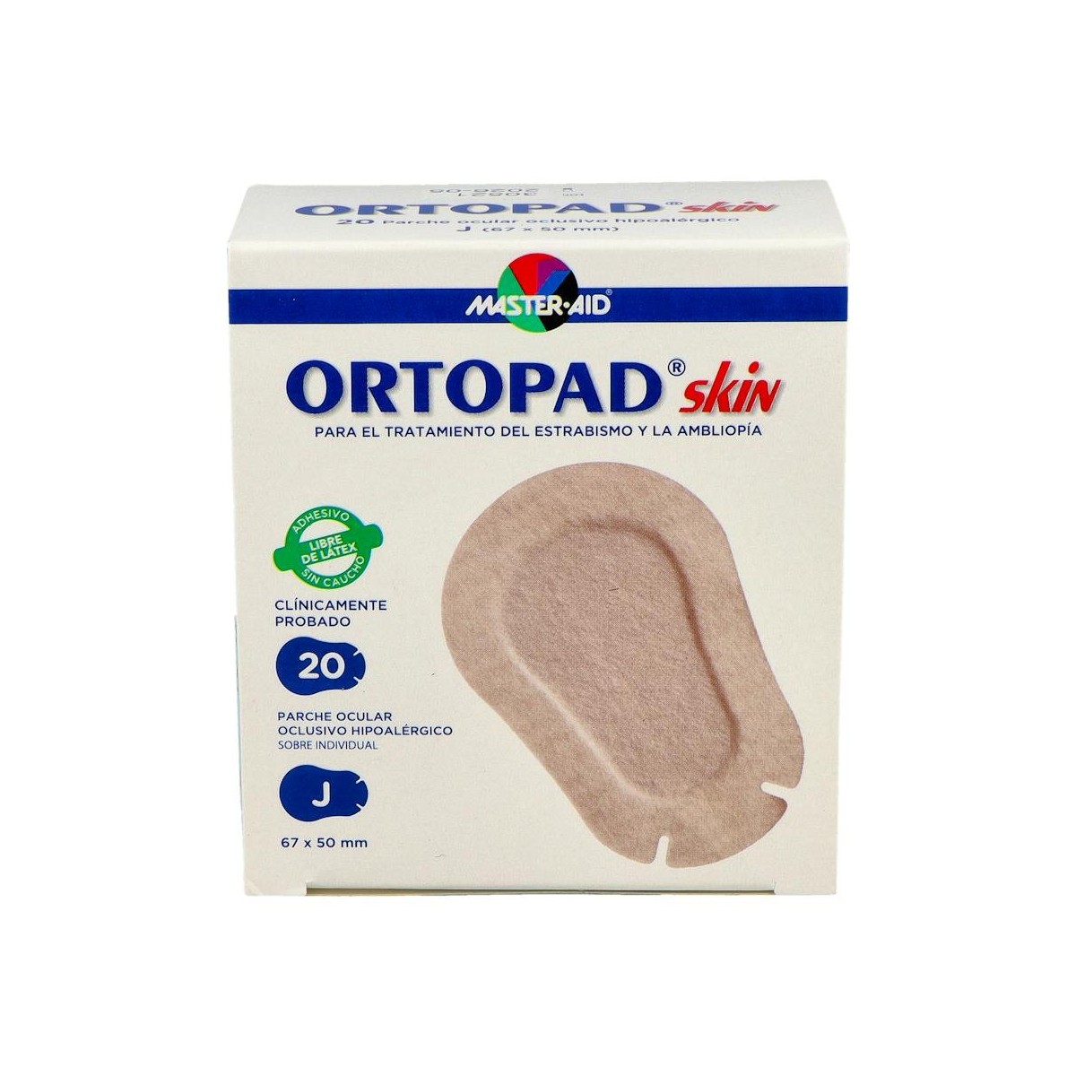 Parche Ortopad Ocular Skin Beig Junior 20 U