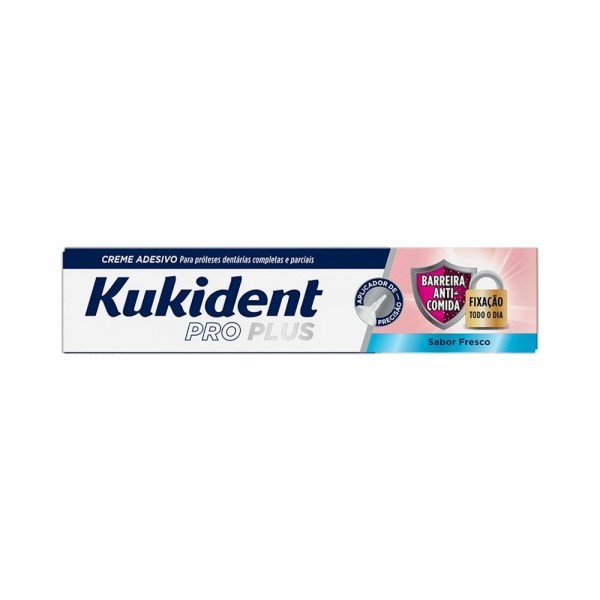 Kukident Pro Plus Barrera Anticomida Sabor Fresco 40G