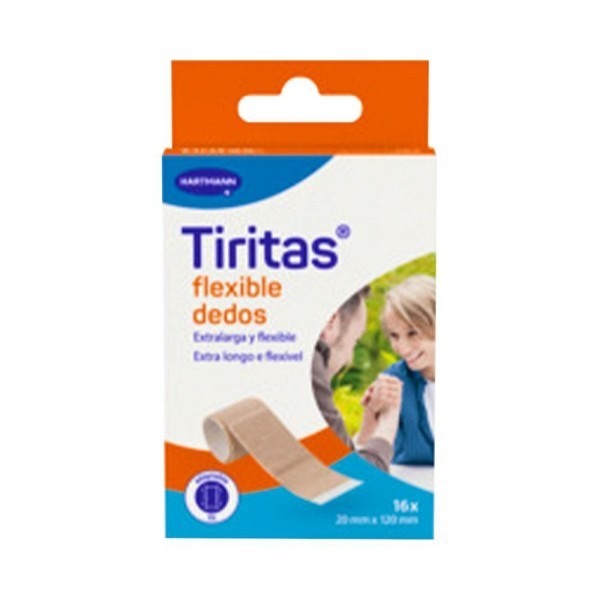 Tiritas Flexible dedos 20x120mm 16 uds.