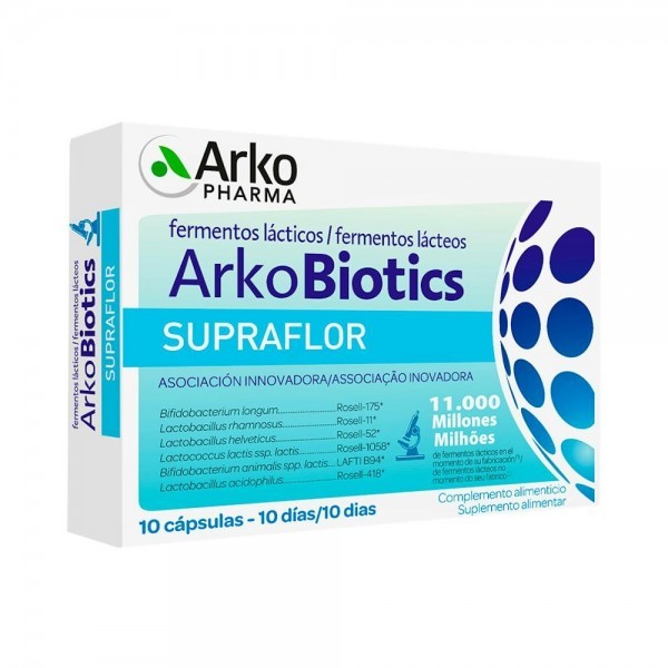 Arkobiotics Supraflor Adultos 10 Cápsulas Arkopharma
