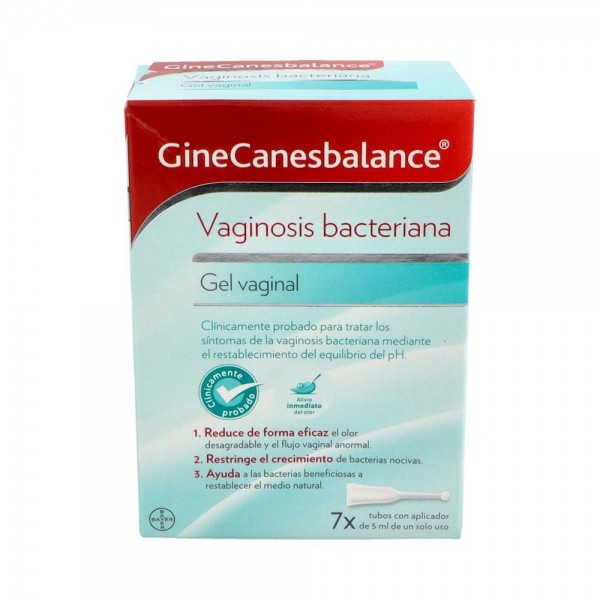 Ginecanesbalance Gel Vaginal 7 Tubos 5 Ml