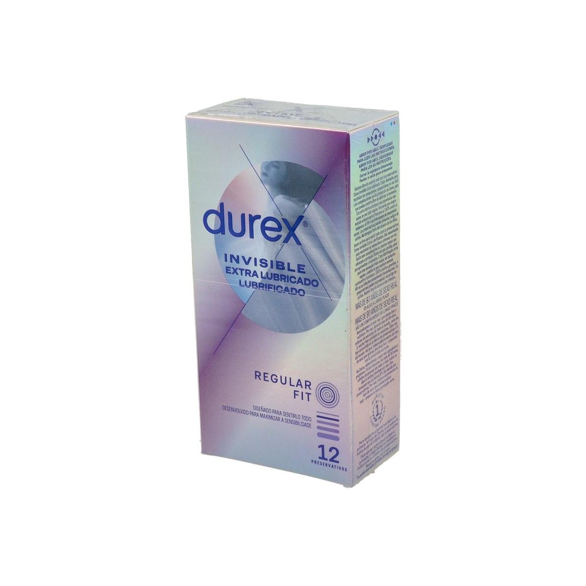 Durex Invisible Extra Lubricado 12 Ud