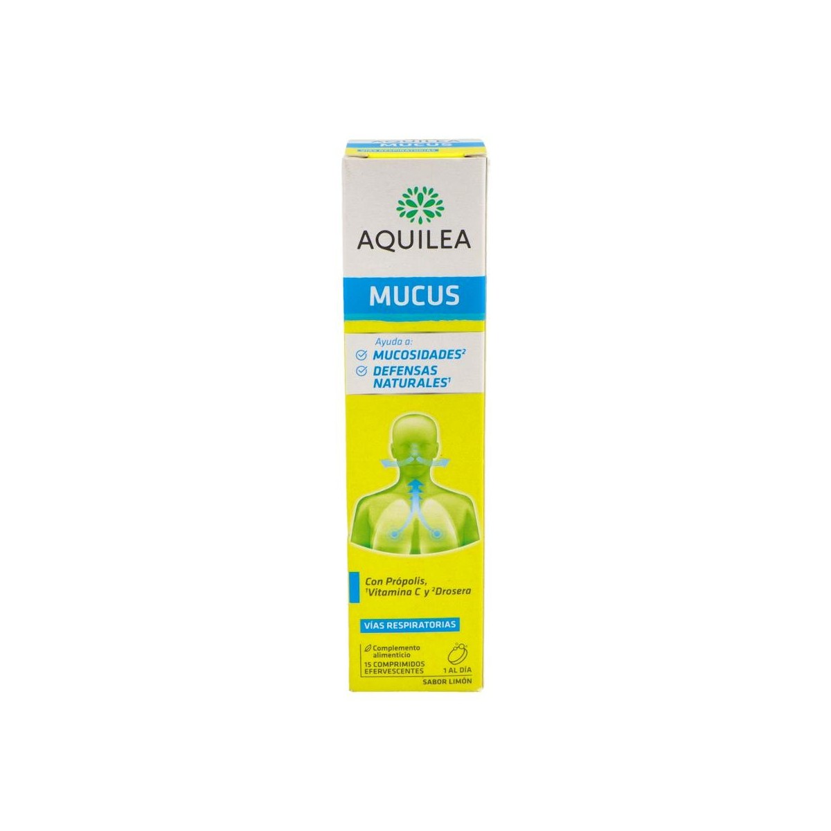 Aquilea Mucus 15 Comp Eferv Sabor Limon