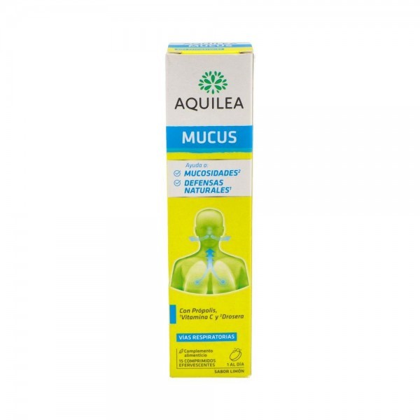 Aquilea Mucus 15 Comp Eferv Sabor Limon