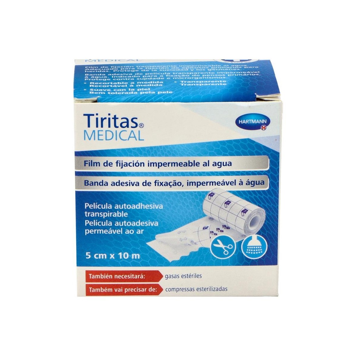 Tiritas Medical Film Fijacion 5Cmx10 M