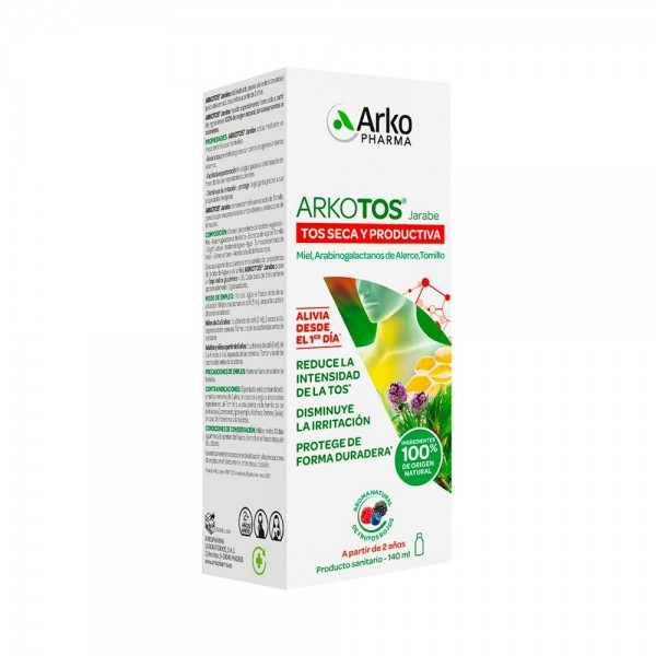 Arkotos Jarabe Tos Seca Y Productiva 140ml Arkopharma
