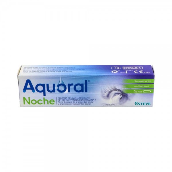 Aquoral Noche Pda Ocular Lubricante 5 Gr