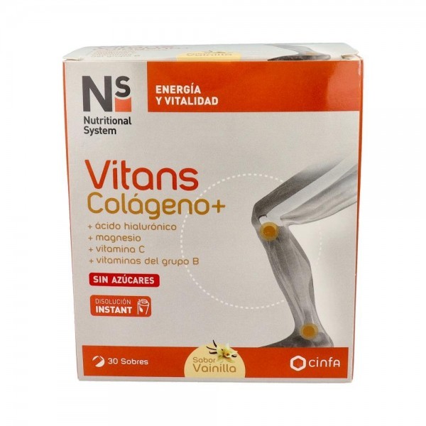 Ns Vitans Colageno+ Vainilla 30 Sobres