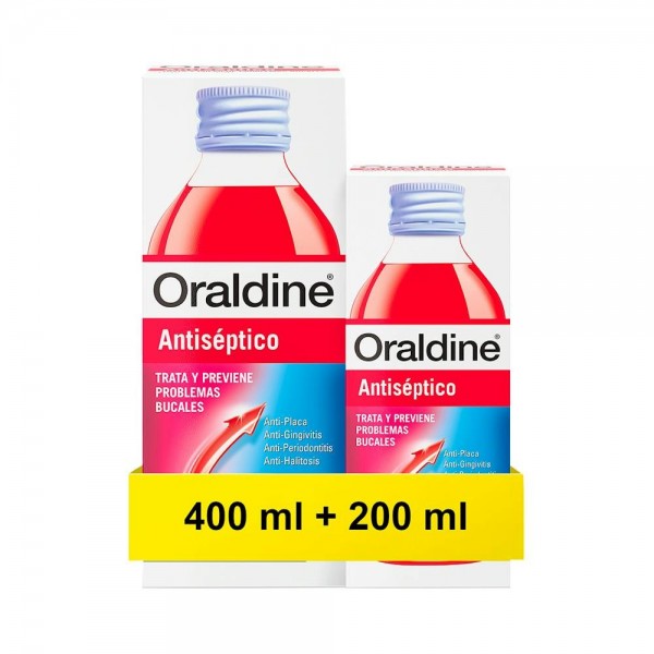 Oraldine Antiseptico Pack 400ml + 200ml