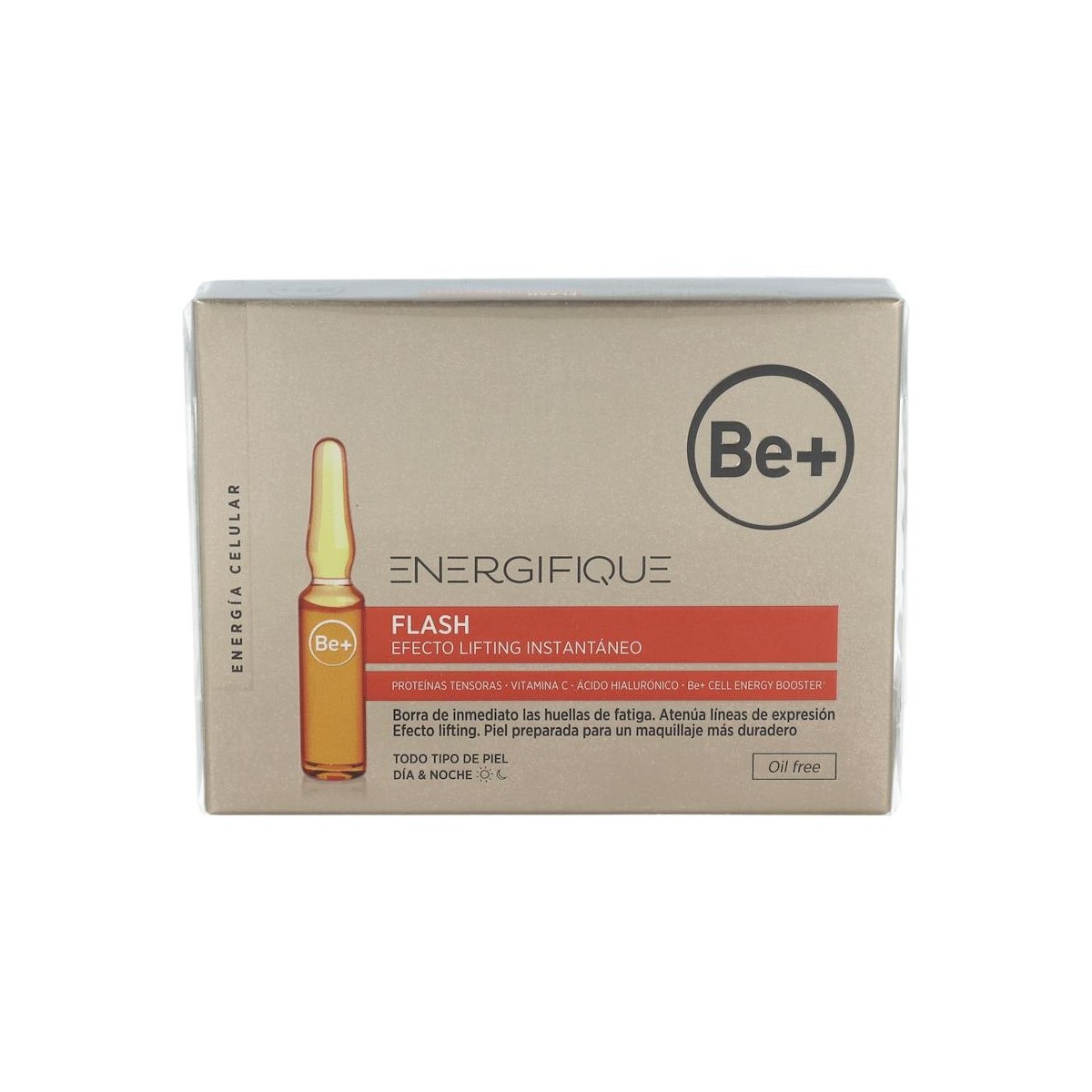 Be+ Energif Ampollas Efecto Flash