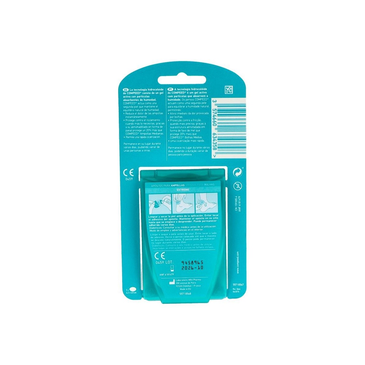 COMPEED Ampollas Extreme 5
