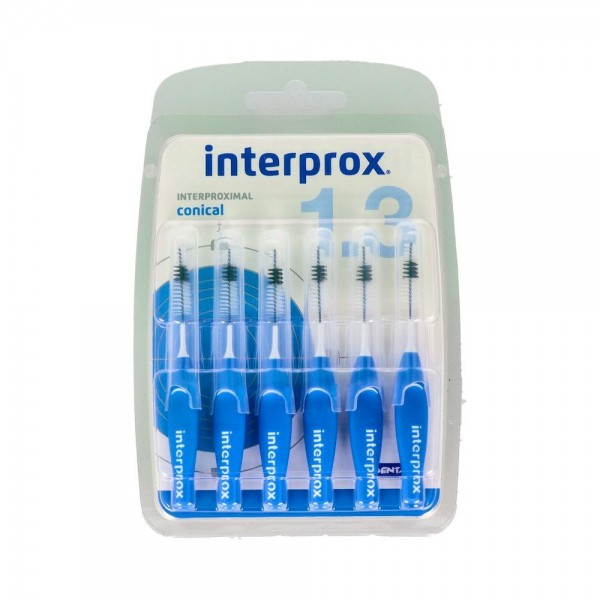 Cepillo Interdental Interprox 4 G Conico Recto Azul 6 U