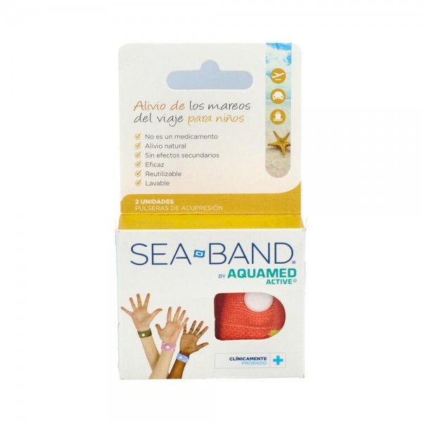 Sea Band Aquamed Pulsera Antimareo Infantil 2U