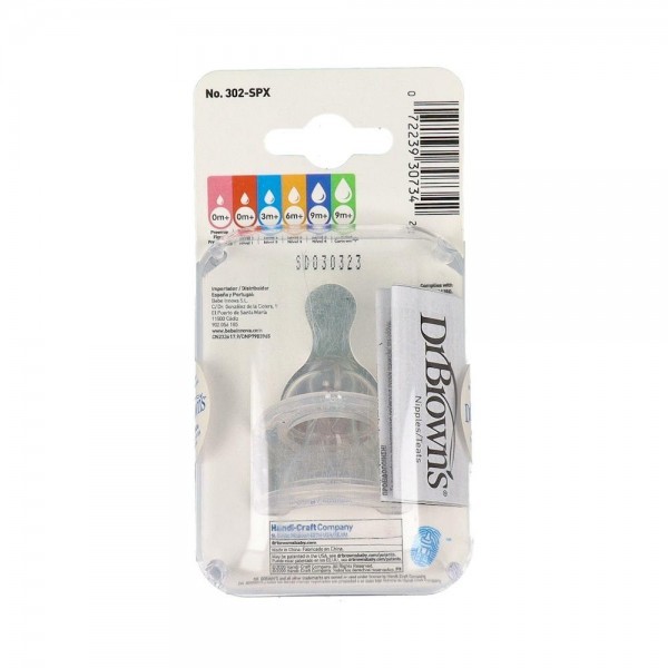 Tetina Dr Brown'S Sil St N1 R-N 2U