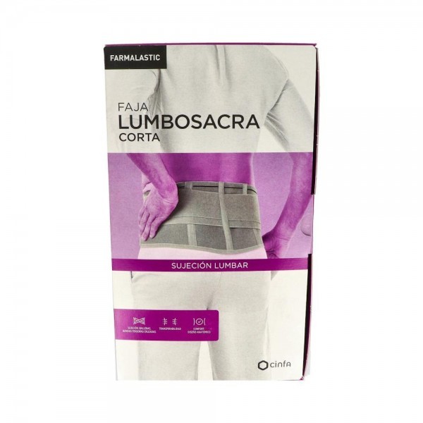 Faja Farmalastic Lumbar Dob/Refuer T 2 99-127 Gris