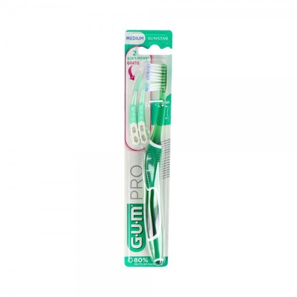 Cepillo Dental Gum Tech Pro Compac Medio 528