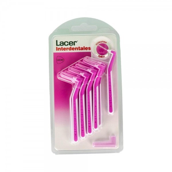 Cepillo Interdental Lacer Ultrafino Angu Rosa 10 U