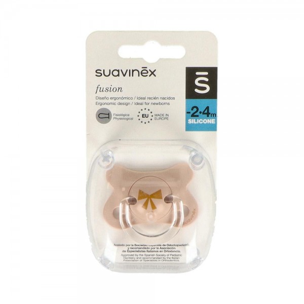 Chupete Suavinex Fusion Silicona Fisio 2-4 1 Un