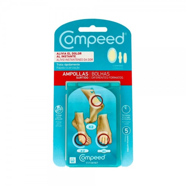 COMPEED (CAJA 12uds) AMP SURTIDO 5