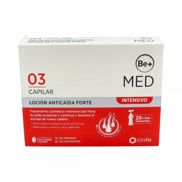 BE+ ANTICAIDA LOCION FORTE 20 X 5 ML